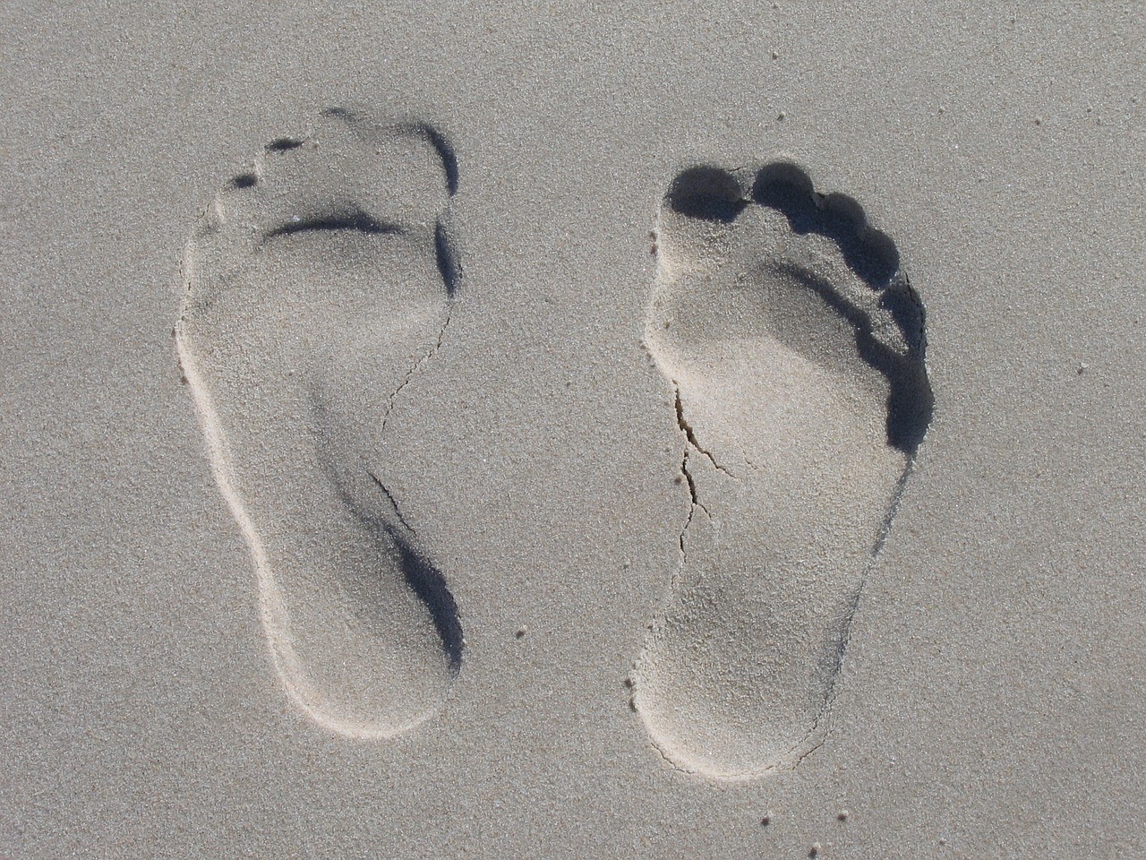 foot in the sand