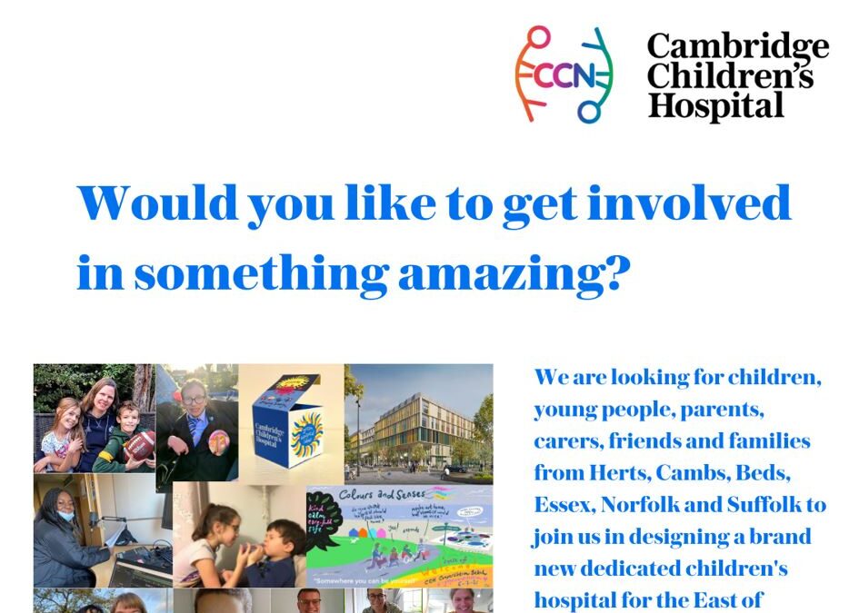 Help build a world-leading children’s hospital for the East of England