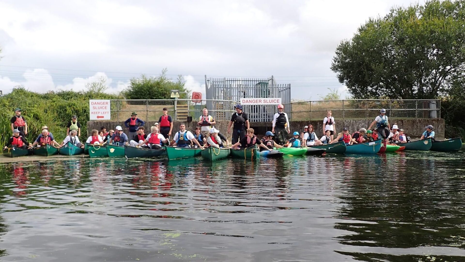 canoeing with Steel Bones